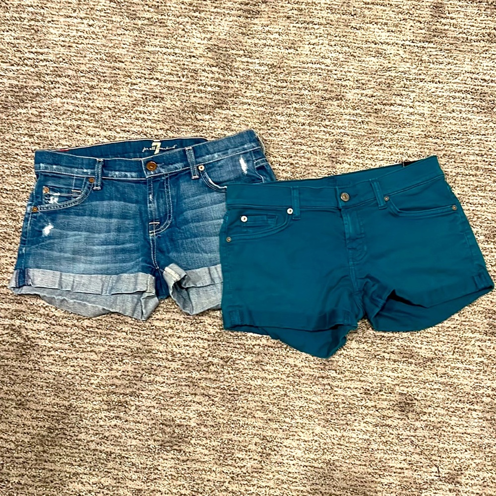 Bundle of 2 size 26 7FAM shorts